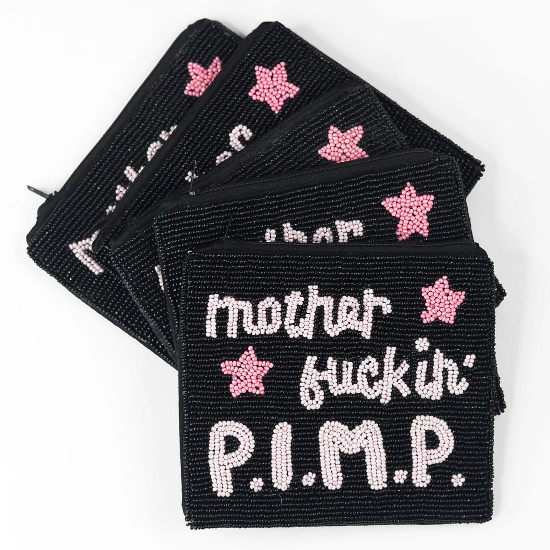 Mother Fuckin' PIMP Seed Bead Bag