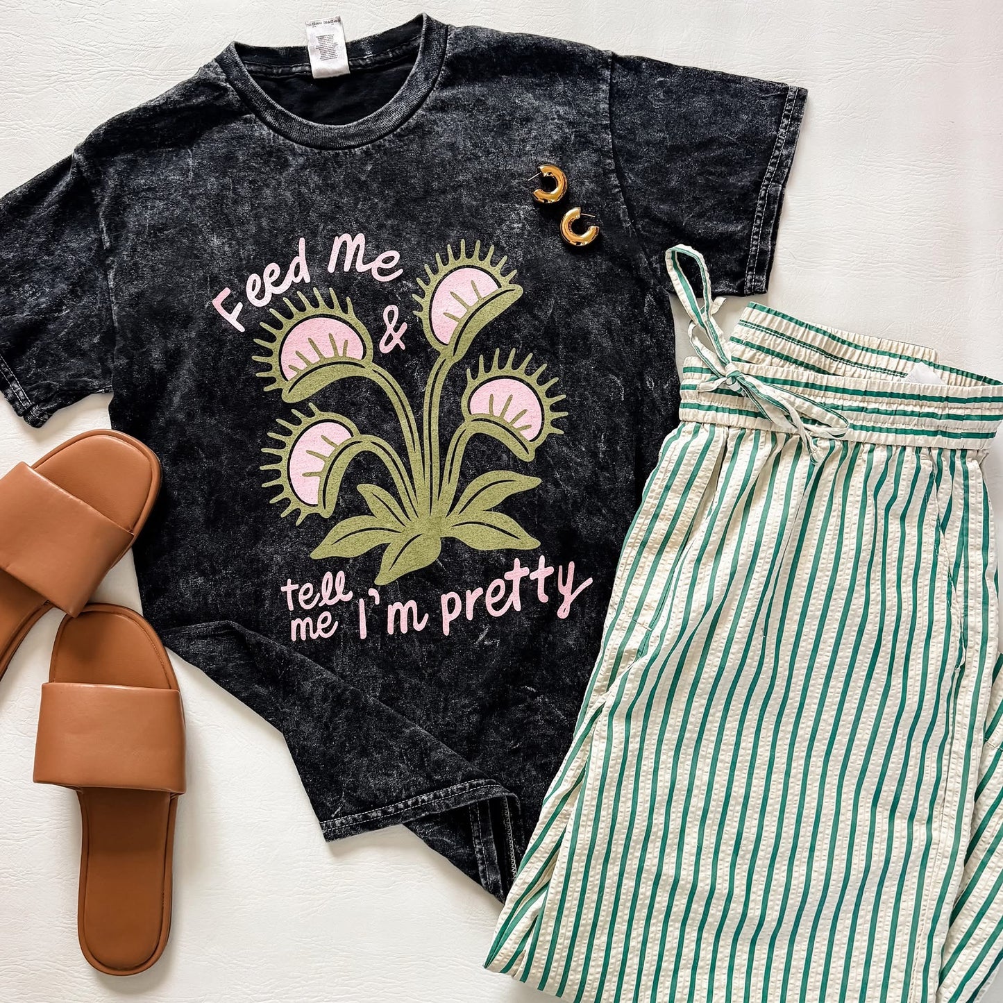 PRE-ORDER Feed Me & Tell Me I'm Pretty Graphic Tee