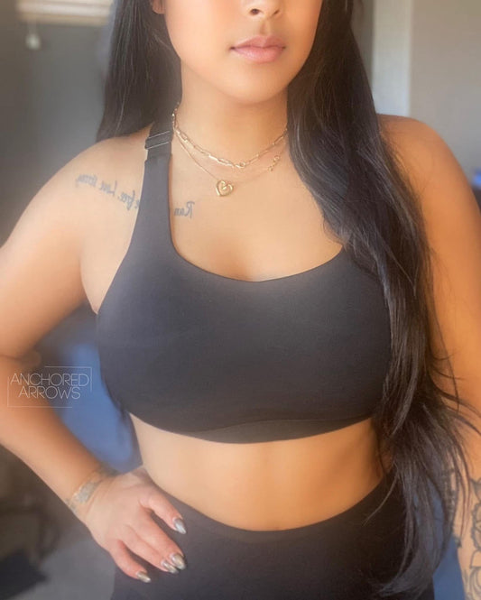 Anchored Arrows All Day Motion Adjustable Sports Bra