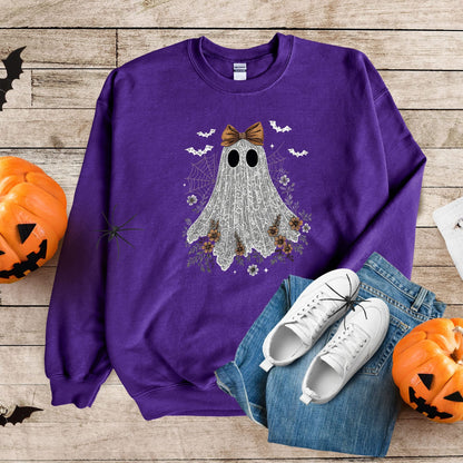Halloween Lace Ghost Cute Graphic Tee & Sweatshirt