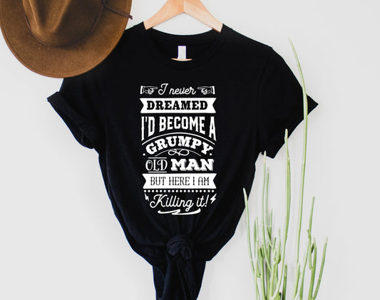 MADE TO ORDER Grumpy Old Man Graphic Tee