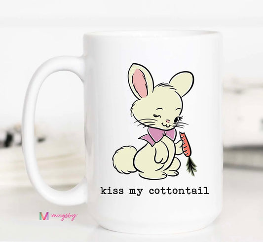 PRE-ORDER Kiss My Cottontail Easter Coffee Mug