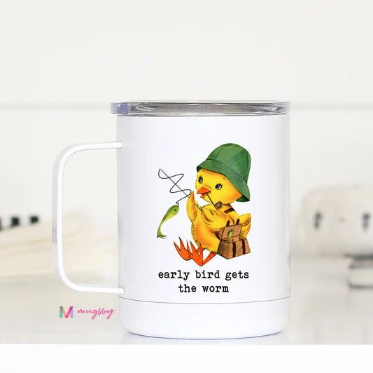 PRE-ORDER Early Bird Gets The Worm Travel Cup