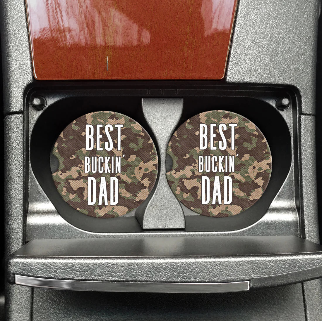PRE-ORDER Best Buckin' Dad Car Coasters