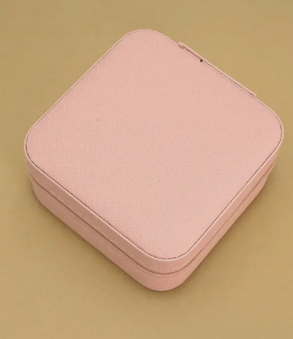 Jewelry Organizer Travel Box in light pink