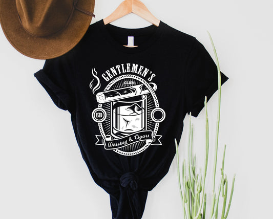 MADE TO ORDER Whiskey & Cigars Graphic Tee