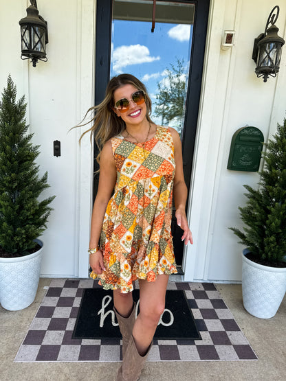 PREORDER - HARVEST & GINGHAM DRESS