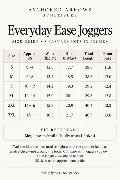 PRE-ORDER Anchored Arrows Everyday Ease Joggers