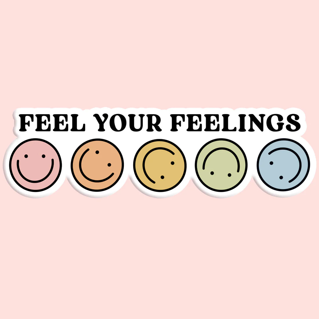 Different Feeling Sticker Feel Your Feelings Sticker Decal – The Rise Boutique