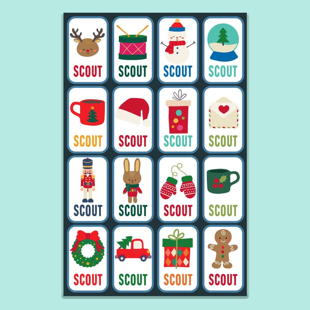 Pre-Order Personalized Christmas Gift Tag Sticker Sheet