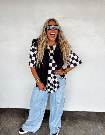 S/M ONLY Harlow Puffer Vest in black