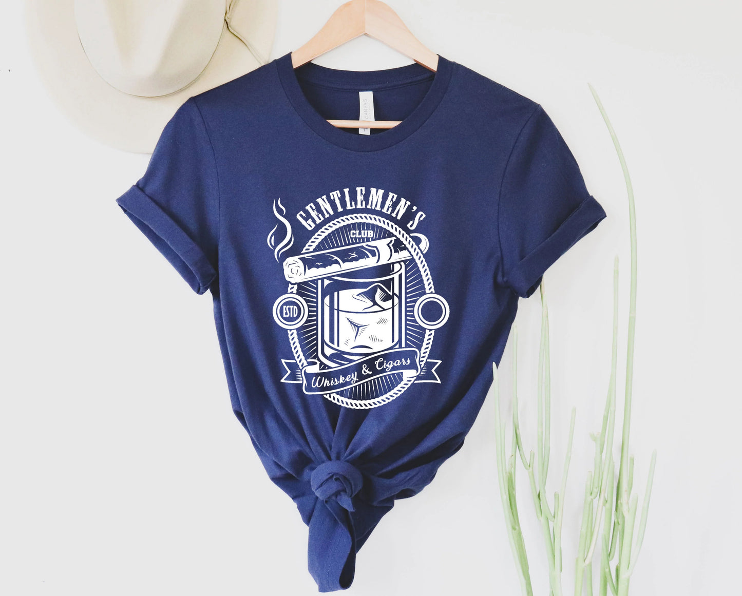 MADE TO ORDER Whiskey & Cigars Graphic Tee