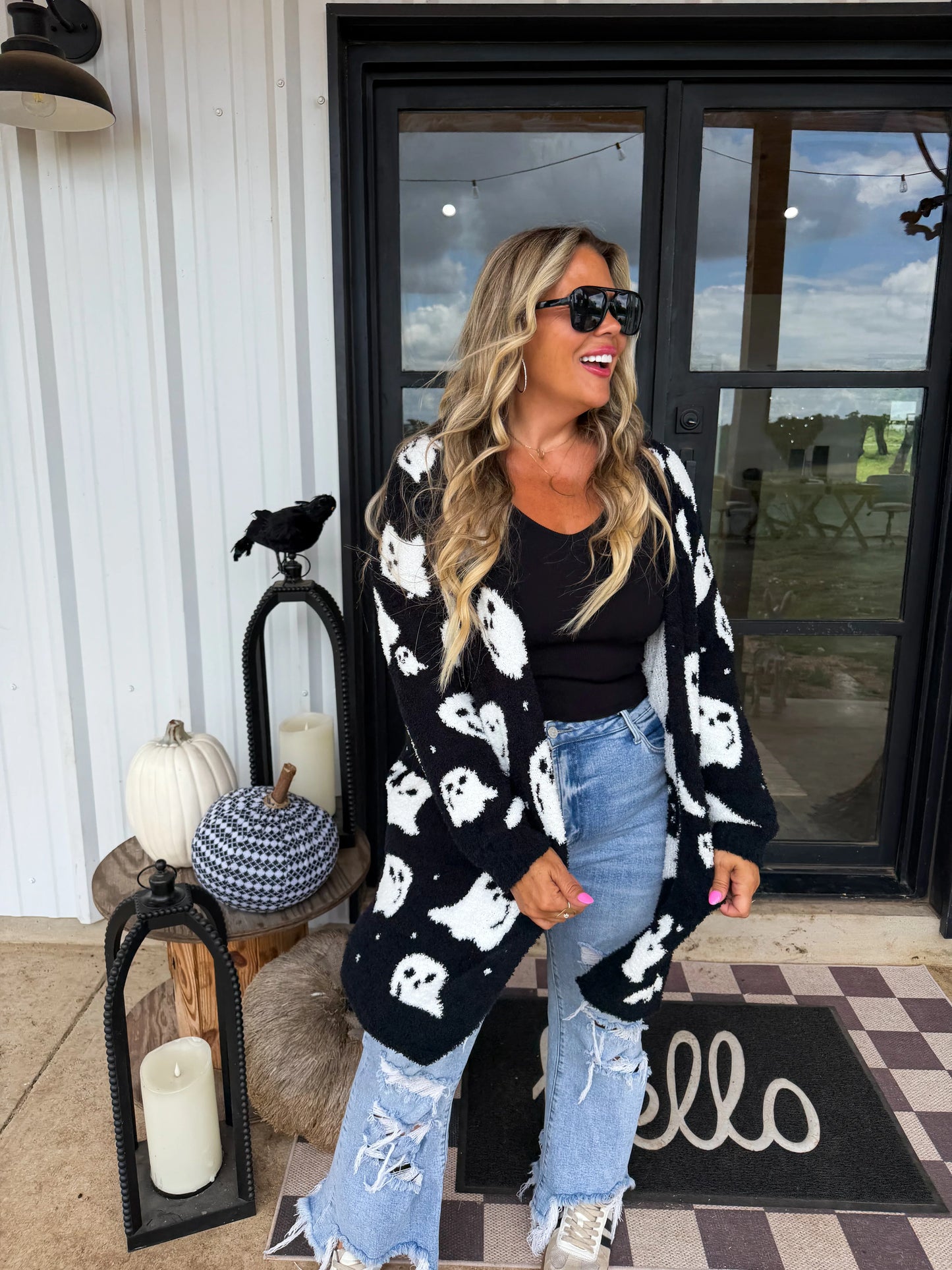 PREORDER - BOO CREW REVERSIBLE CLOUD CARDIGAN