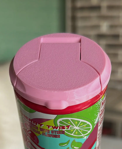 Skinny Can Holder w/Lid