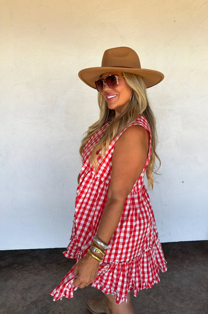 PREORDER - HARVEST & GINGHAM DRESS