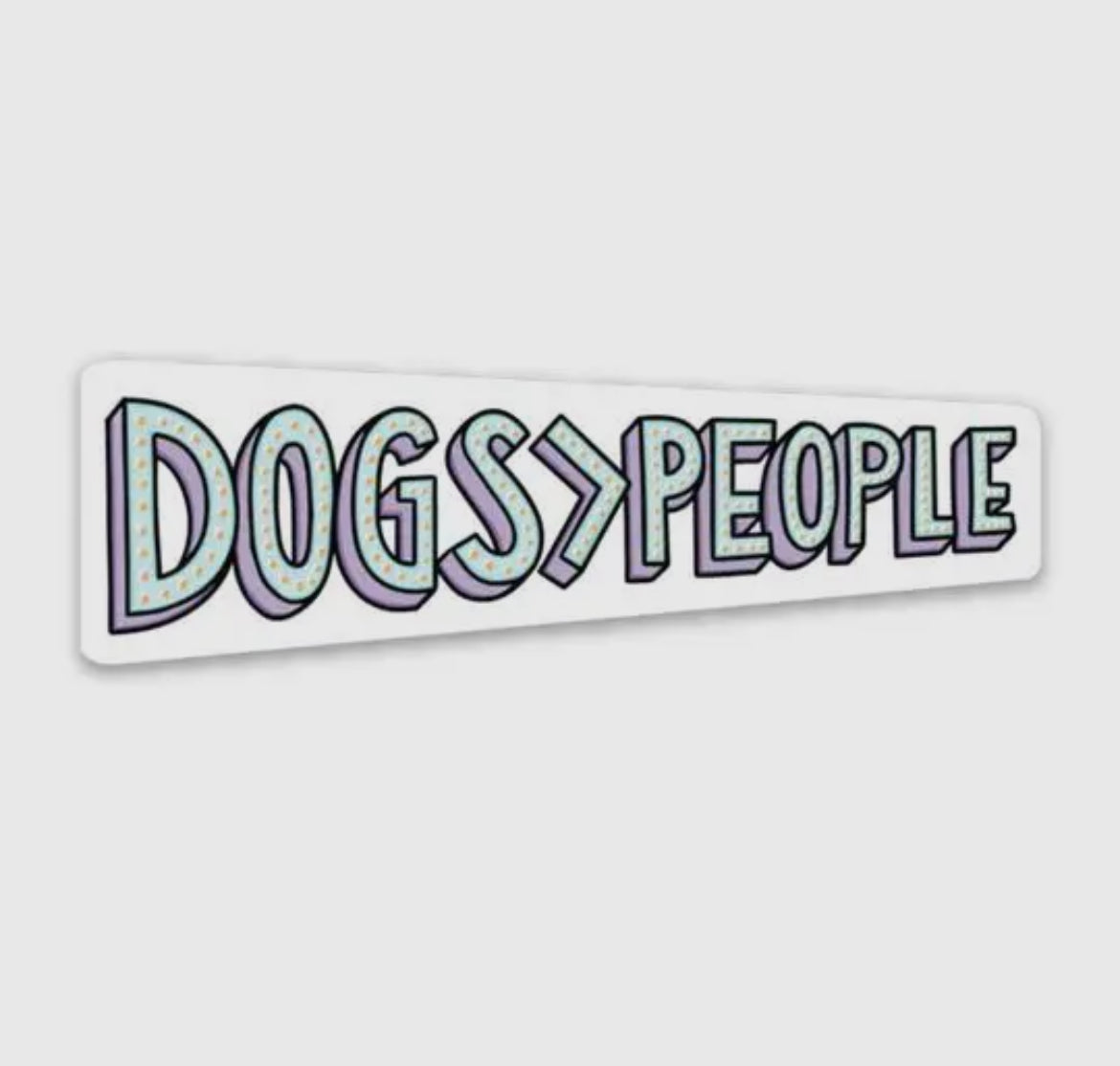 Dogs People Sticker