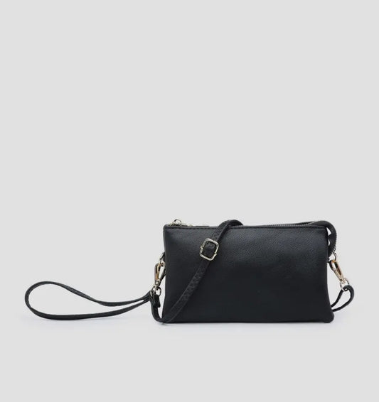 Riley Crossbody/Wristlet in Black