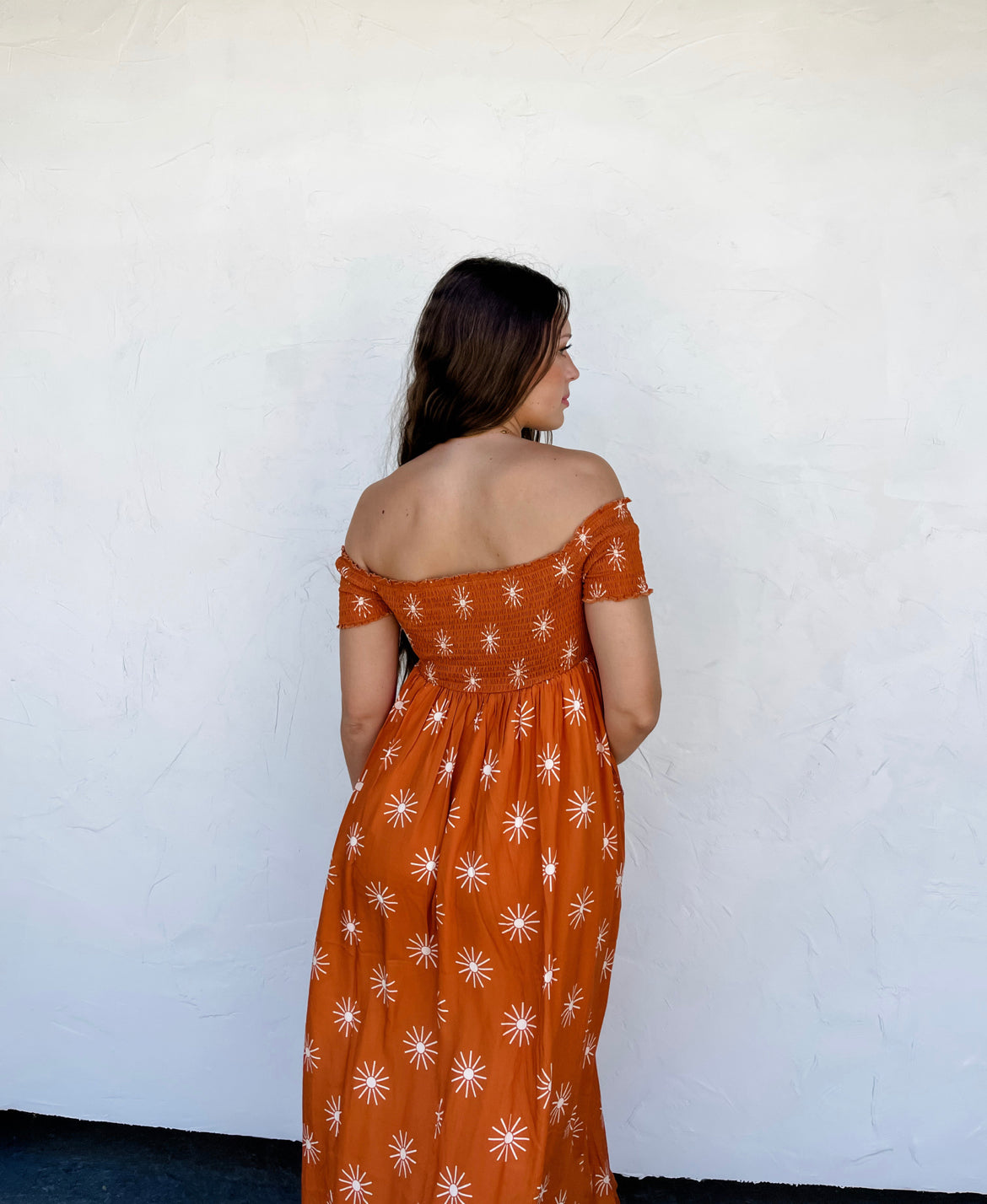S/M ONLY Mika Dress in Sun Rust