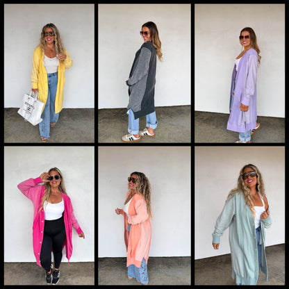 PRE-ORDER Spring Desi Sweatshirt Cardigan