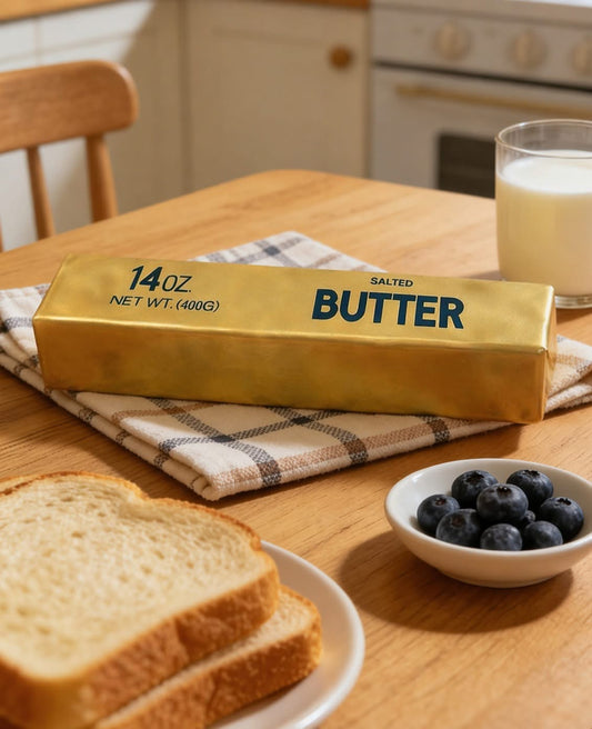 PRE-ORDER Gold Butter Squishy Toy