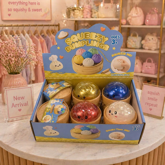 PRE-ORDER Mystery Glitter Dumpling Squishy