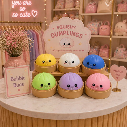 PRE-ORDER Bubble Buns Dumpling Squishy
