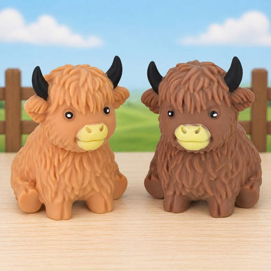 PRE-ORDER Highland Cows Squish Toy (set of 2)