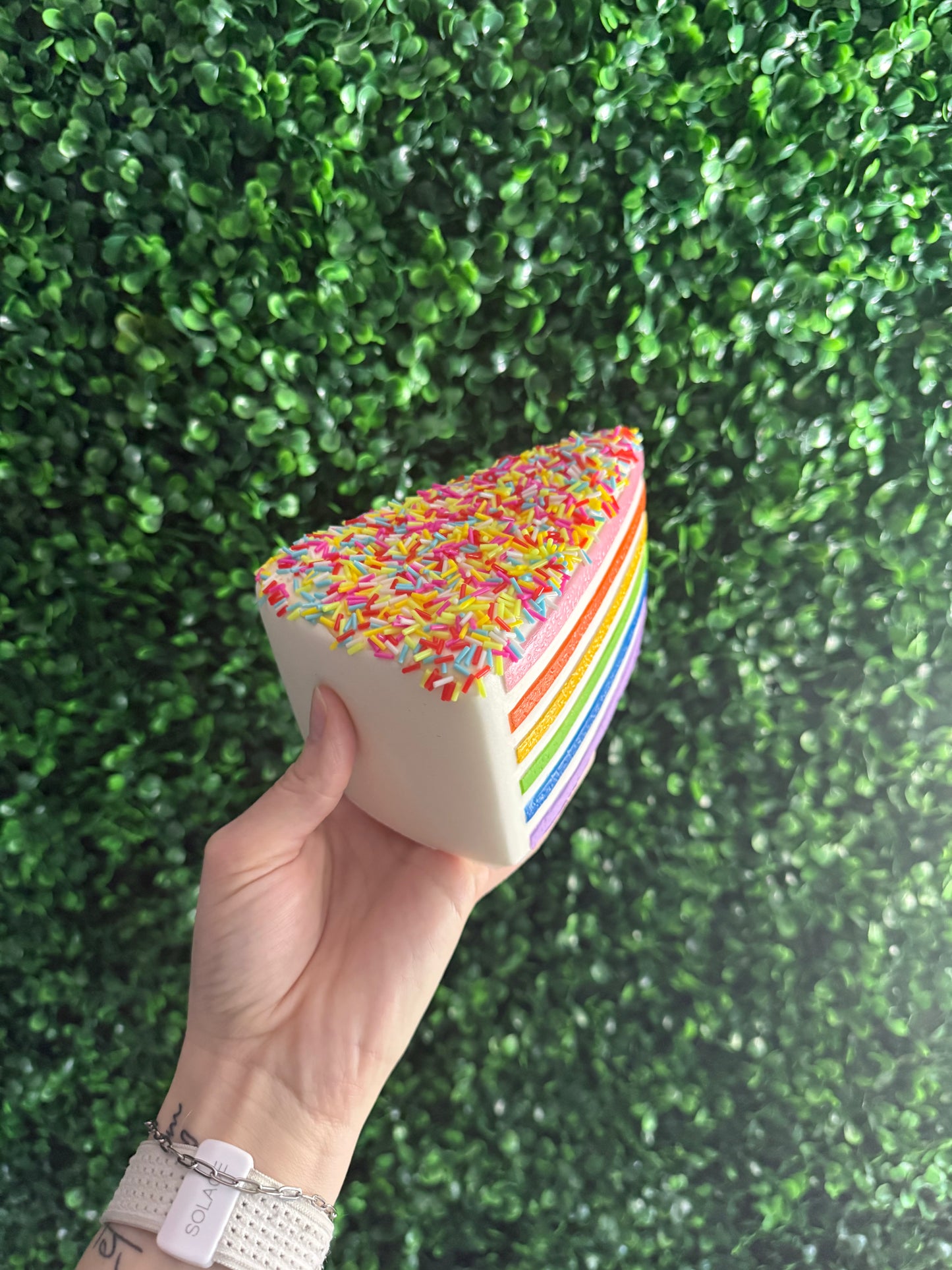 Cake Slice Squishy Toy
