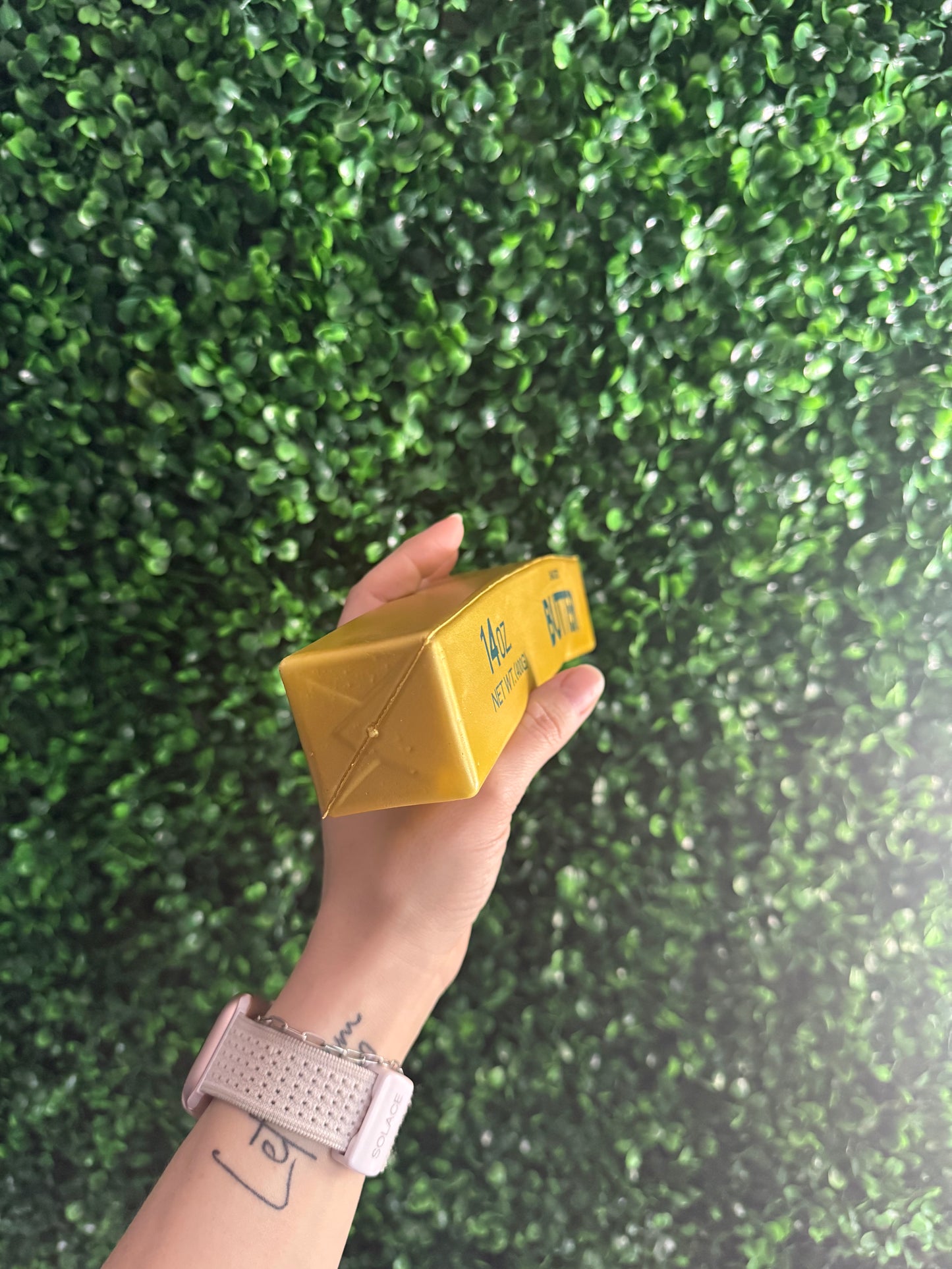 Gold Butter Squishy Toy