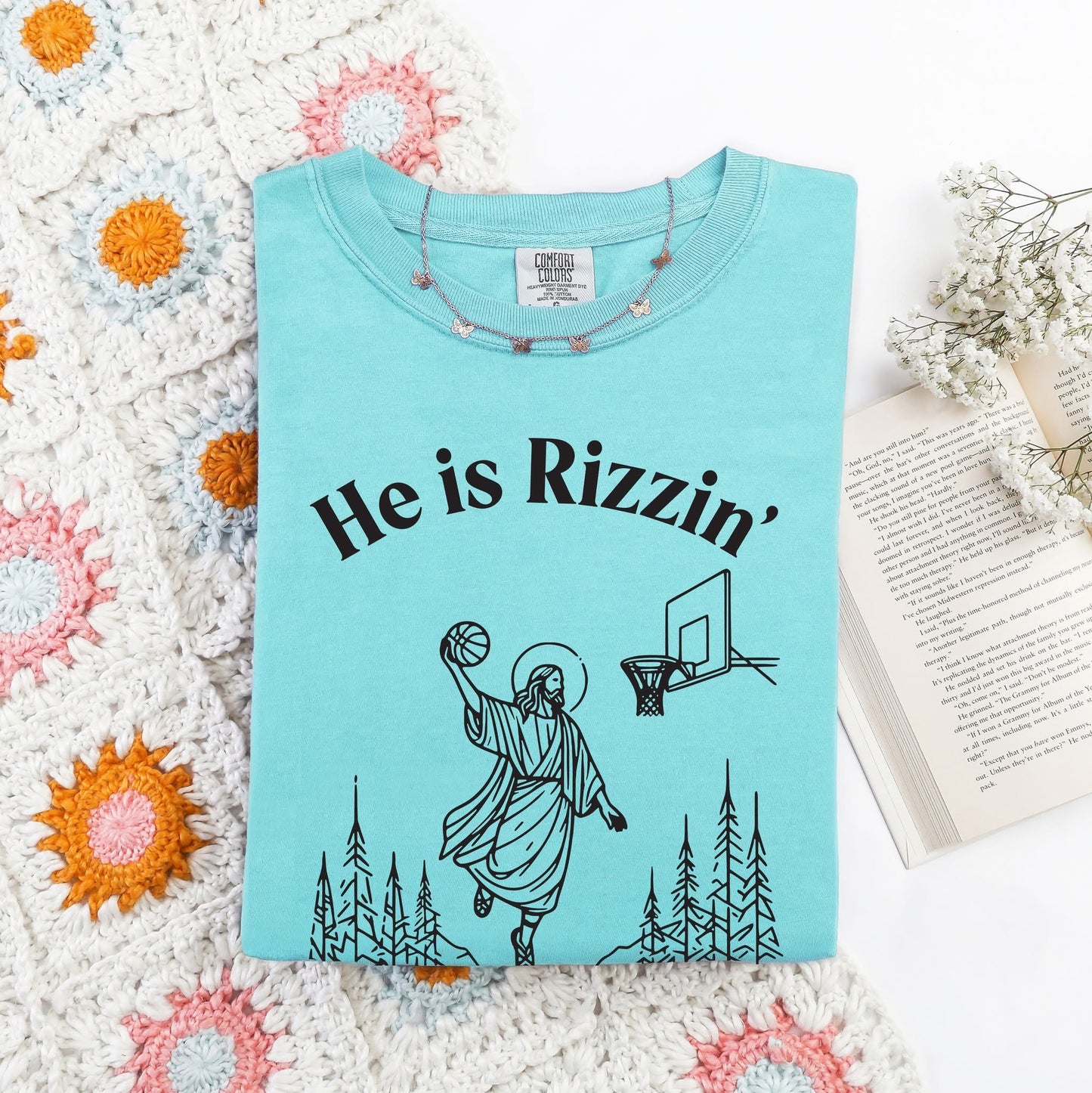 PRE-ORDER He Is Rizzin' Graphic Tee