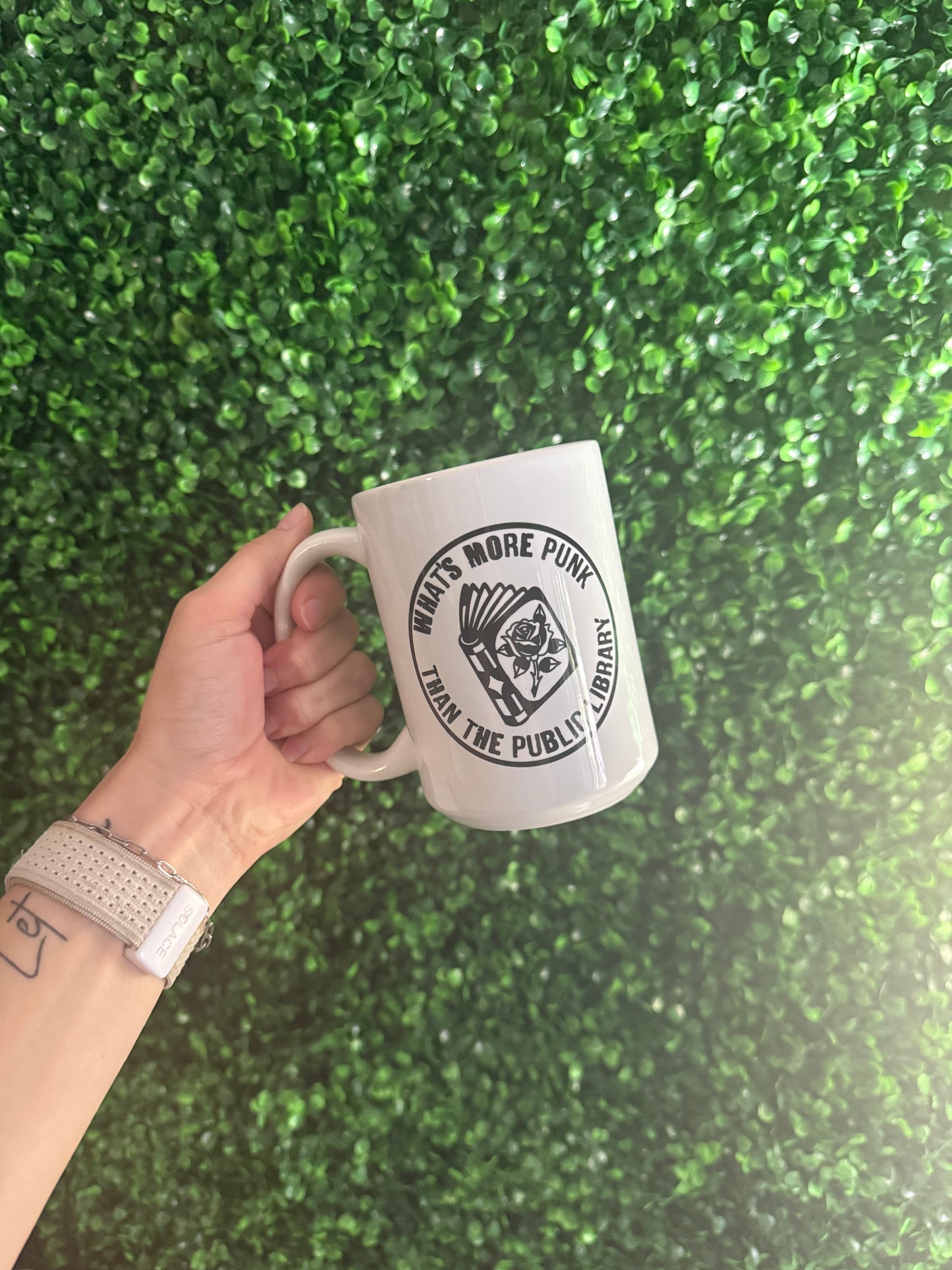 What's More Punk Than The Library Coffee Mug