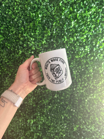 What's More Punk Than The Library Coffee Mug