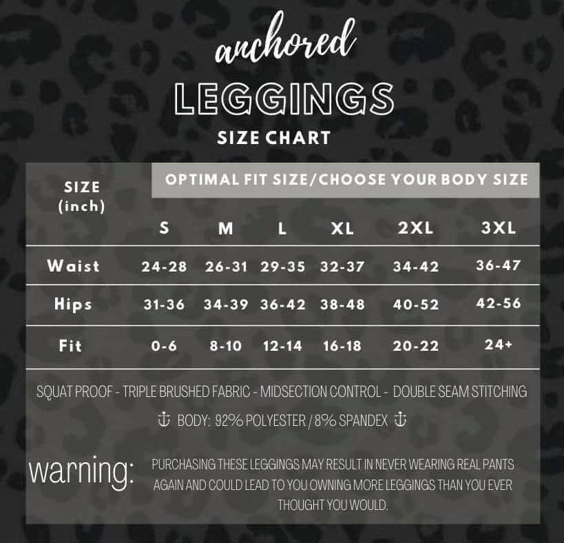 PRE-ORDER Anchored Arrows Classic Leggings - NEW COLORS