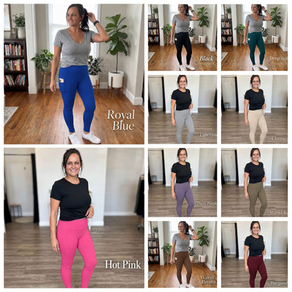 PRE-ORDER Anchored Arrows Classic Leggings - NEW COLORS