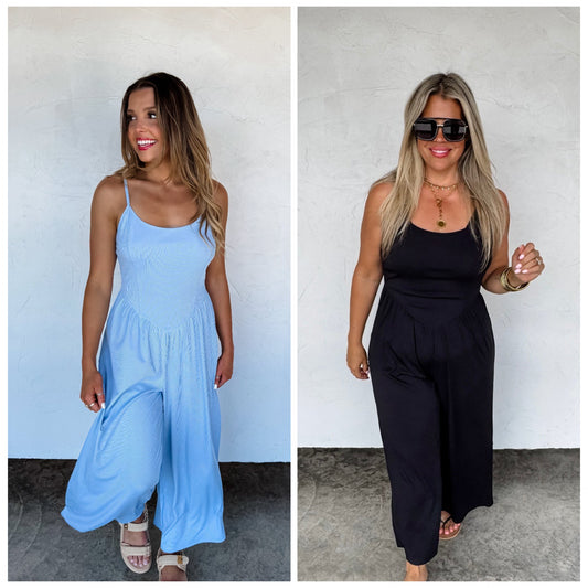 S/M ONLY Cooper Ribbed Romper - multiple colors