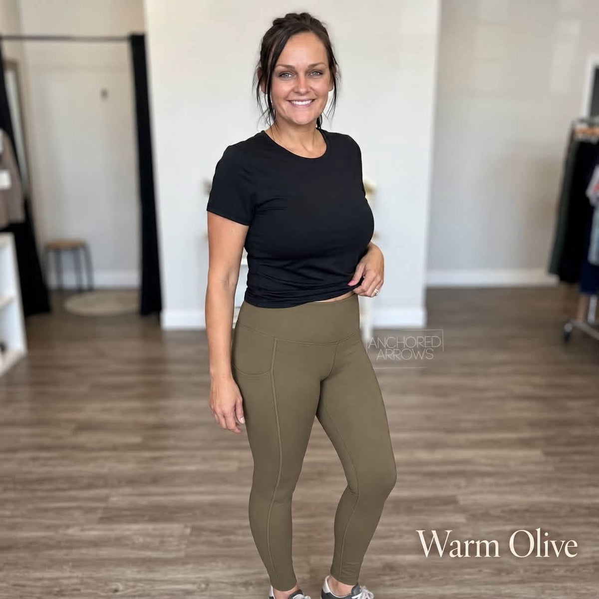 PRE-ORDER Anchored Arrows Classic Leggings - NEW COLORS