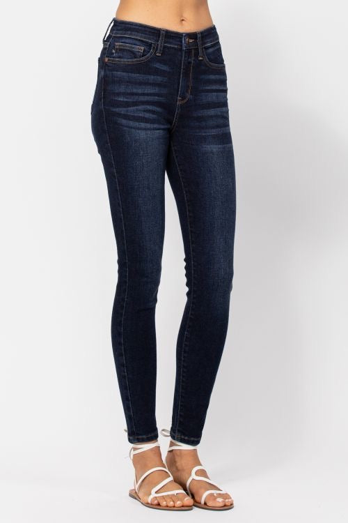 Back to the Basics Judy Blue Dark Wash Skinny Jeans