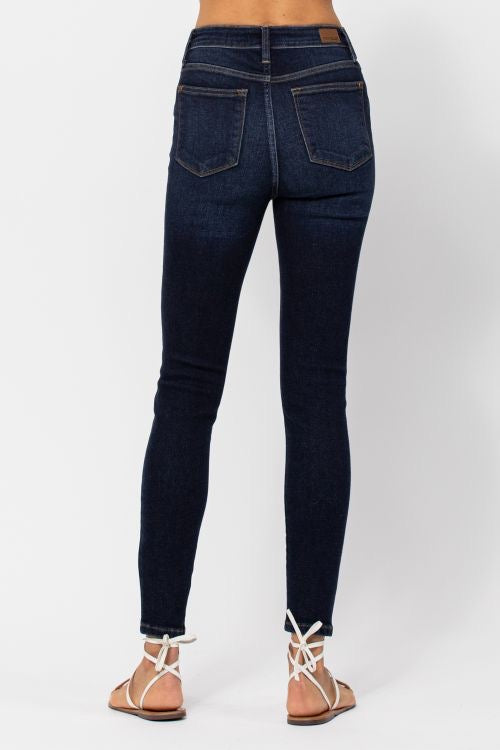 Back to the Basics Judy Blue Dark Wash Skinny Jeans