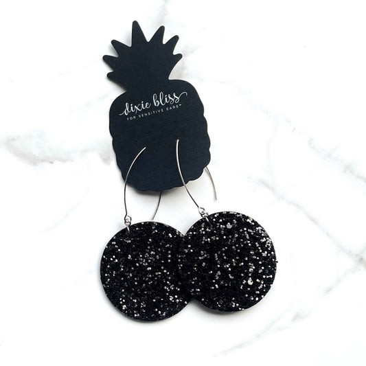 Vegas in Jet Black - Dixie Bliss - Dangle Earring