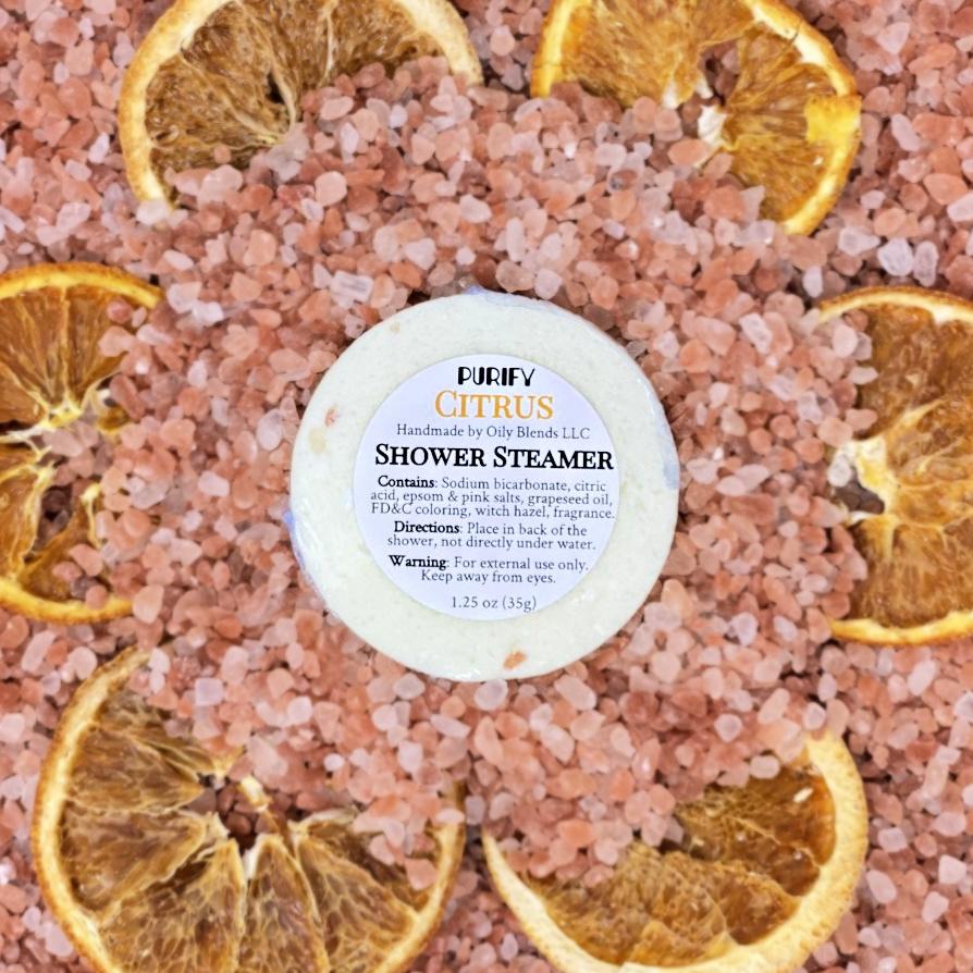 Purify Shower Steamers w/Pink Himalayan Salt