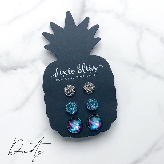 Dusty - Dixie Bliss - Trio Stud Earring Set