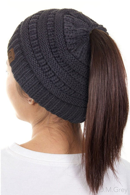 CAMEL ONLY C.C Ponytail Beanie