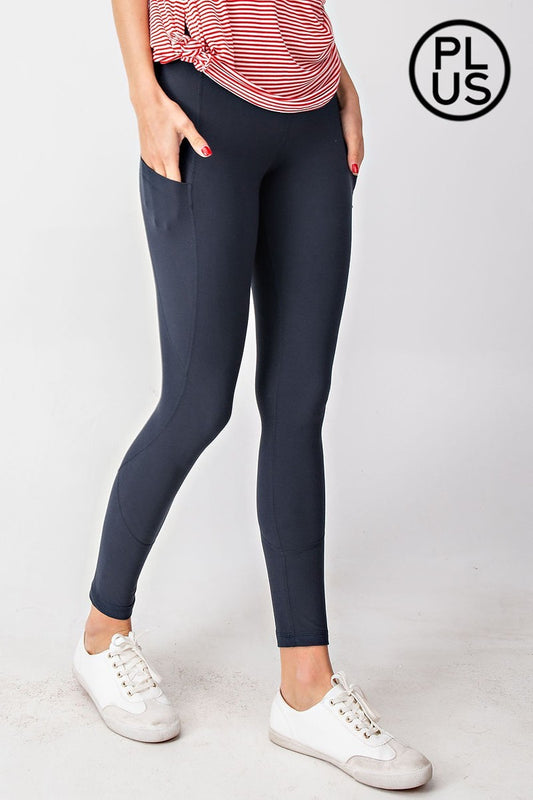 S, M & 2XL ONLY Rae Mode Leggings w/pockets in Navy