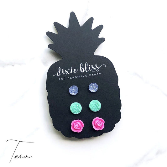 Tara - Dixie Bliss - Trio Stud Earring Set