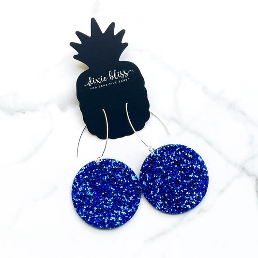 Vegas in Royal Glitter - Dixie Bliss - Dangle Earring