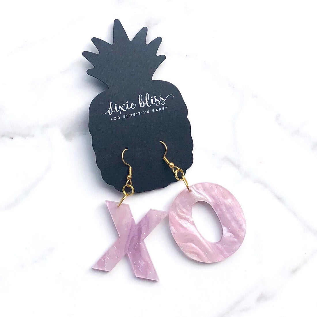 XO in Lilac Mint Pearl - Dixie Bliss - Dangle Earring