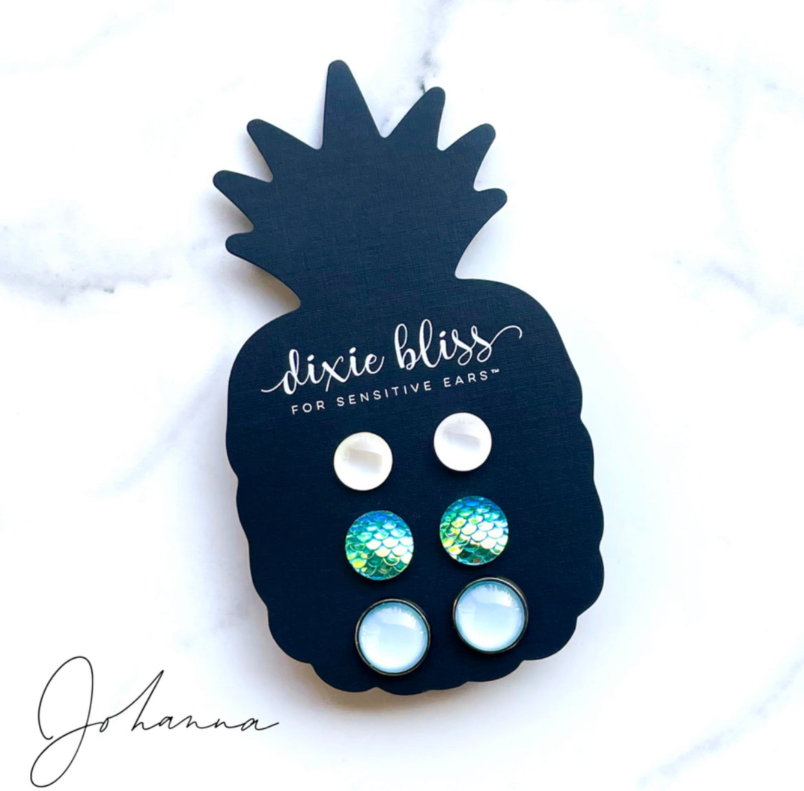 Johanna - Dixie Bliss - Trio Stud Earring Set