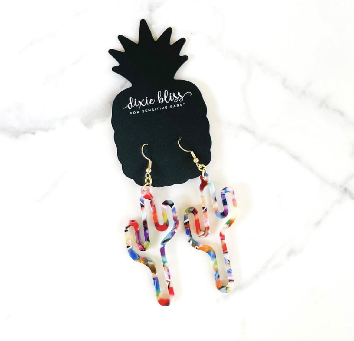 Life is Better with a Cactus - Dixie Bliss - Dangle Earring