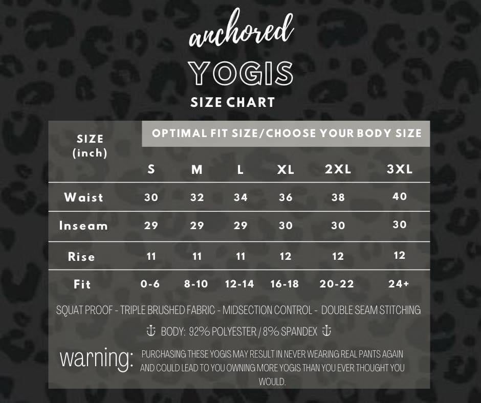 PRE-ORDER Anchored Arrows Yoga Pants in Black w/pockets