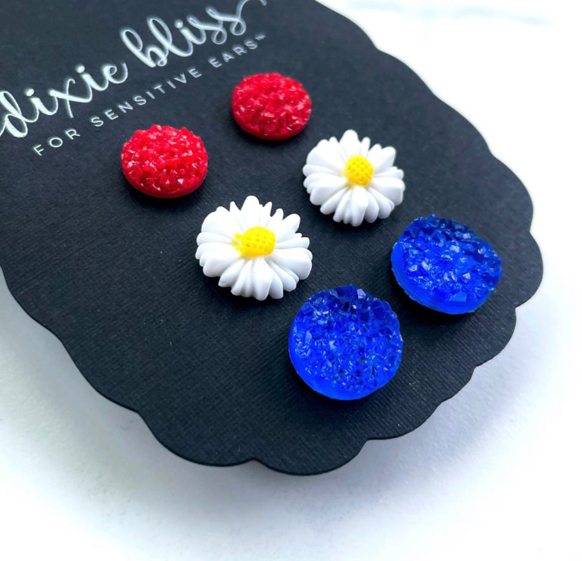 Pollyanna - Dixie Bliss - Trio Stud Earring Set